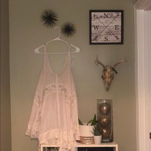 Free People Voile & Lace Trapeze Slip